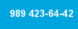 989 423-64-42